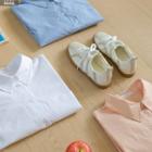 Basic Patch-pocket Dip-back Shirt