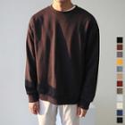Brushed-fleece Lined Sweatshirt In 12 Colors