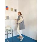 High-neck Sherpa-fleece Sleeve Coat