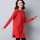 Melange Knit Tunic