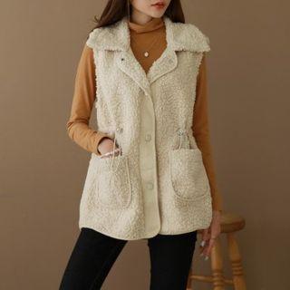 Drawcord Collared Dumble Vest