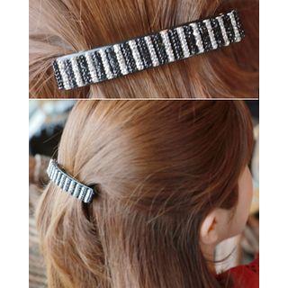 Rhinestone Pav  Hair Barrette (2 Types)