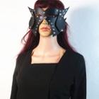 Faux Leather Party Face Mask