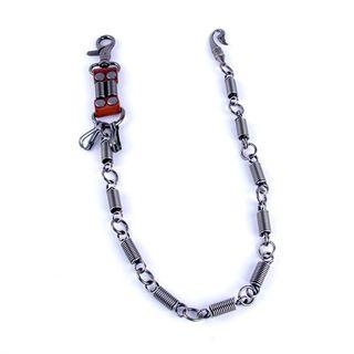 Alloy Spring Waist Chain Khaki - One Size