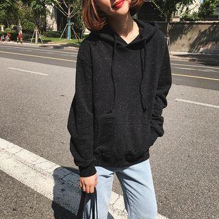 Dotted Kangaroo-pocket Hoodie
