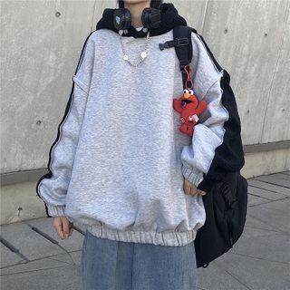 Fleece Two Tone Hoodie
