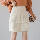 Knit Tiered Skirt