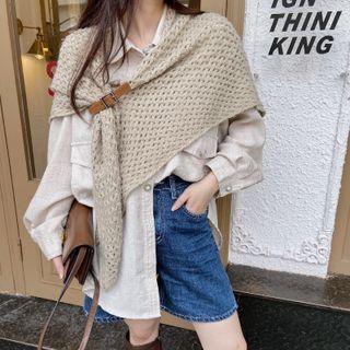 Belt Knit Shawl