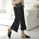 Elasticized-waist Knit Pants