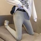 Letter Waistband Leggings