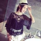 Lace Short-sleeve Cover-up