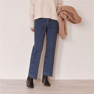 Mid-rise Wide Straight-cut Jeans