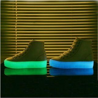 Couple Matching Luminous High-top Sneakers