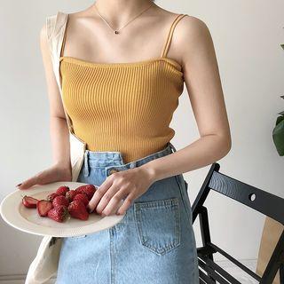 Double-strap Cropped Camisole