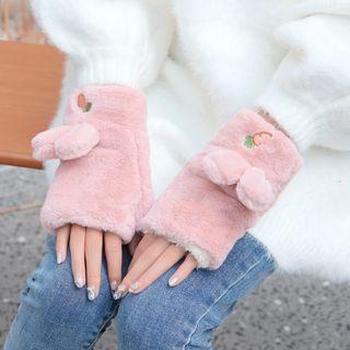 Fluffy Rabbit Ear Mittens
