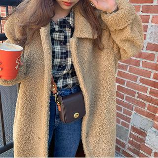 Turnkey Mini Pleather Cross Bag Brown - One Size
