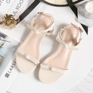 Bow Ankle-strap Sandals