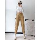 Dual-zip Straight-cut Pants