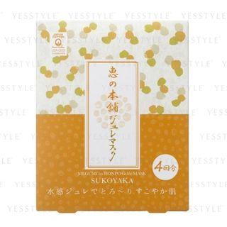 Megumi No Honpo - Gelee Mask (sukoyaka) (balancing) 4 Pcs