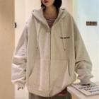 Zipped Hooded Jacket 3620 - Off-white - One Size