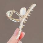 Tulip Faux Pearl Alloy Hair Clamp Ly2519 - Gold - One Size