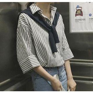Striped Shirt Stripes - Dirty White - One Size