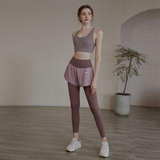 Tank Top / Inset Legging Running Shorts / Set