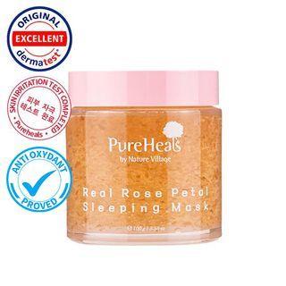 Pure Heals - Real Rose Petal Sleeping Mask 100g