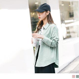 Snap Buttoned Shirt