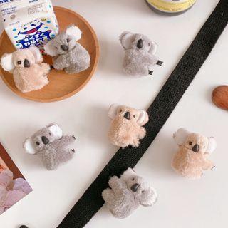 Koala Chenille Brooch / Hair Clamp