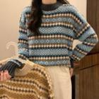 High-neck Round-neck Sweater