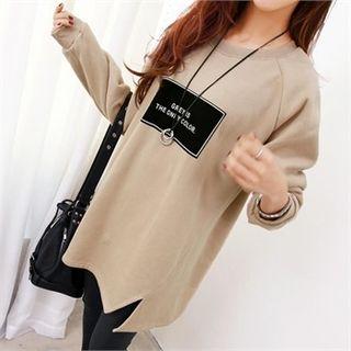 Printed Oversized Pullover