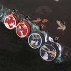 Crane Alloy Dangle Earring