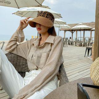 Pocket-patch Short Blouson Shirt