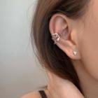 925 Sterling Silver Cuff Earring 1 Pc - Ear Cuff - As Shown In Figure - One Size