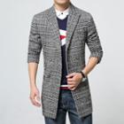 Plaid Double-breasted Woolen Jacket