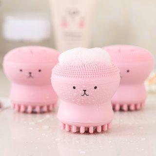 Cartoon Silicone Face Cleansing Brush As Shown In Figure - One Size
