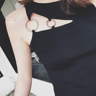 Ring Detail Sleeveless Top