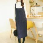 Ribbed Knit Pinafore