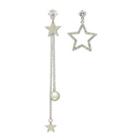 Non-matching Star Pearl Earring