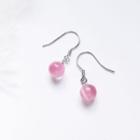 925 Sterling Silver Cat Eye Stone Dangle Earring