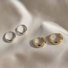 Mini Hoop Earring 1 Pair - Gold - One Size