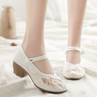 Chinese Traditional Mary Jane Pumps
