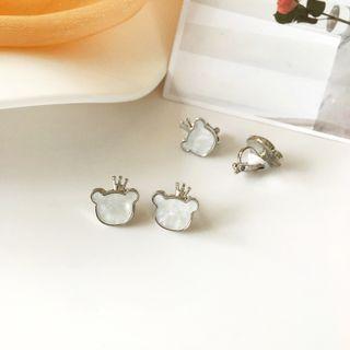 Bear Resin Alloy Earring