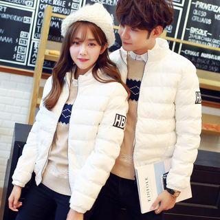 Couple Matching Printed Padded Jacket