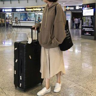 Drop Shoulder Hoodie / Midi Shirtdress