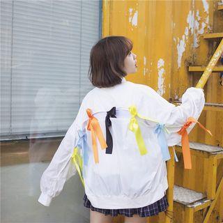 Bow Long-sleeve Light Jacket