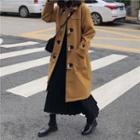 Hooded Toggle Coat Yellow - One Size