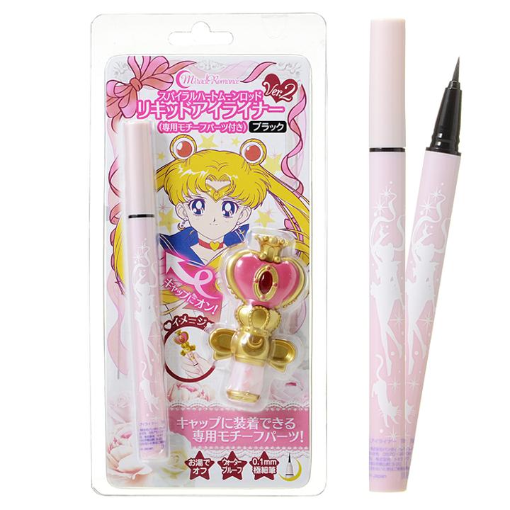 Creer Beaute - Sailor Moon Miracle Romance Spiral Heart Moon Rod Liquid Eyeliner (black) 0.4ml