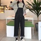 Wide-leg Dungaree Black - One Size